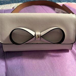 NWT Kate Spade White Leather Belt
